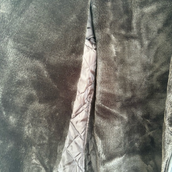 Nuage Brown Faux Leather / Fur Jacket - Picture 7 of 9